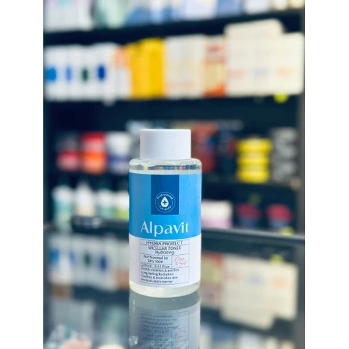 تونر میسلار آبرسان آلپاویت مدل Hydra Protect مخصوص پوست نرمال تا خشک حجم 250 میل