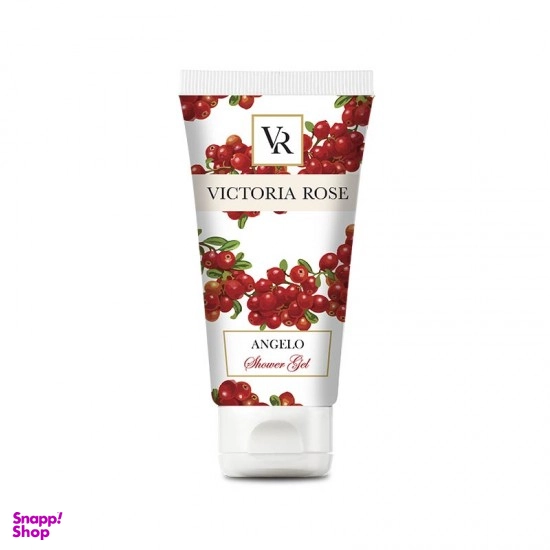 شاور ژل شستشوی بدن ویکتوریا رز (Victoria Rose) مدل Angelo مناسب پوست نرمال و آسیب دیده حجم 200 میلی لیتر
